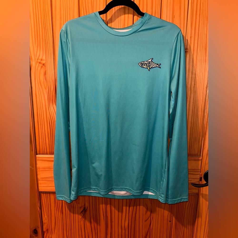 Fishvibez Teal Long Sleeve Shirt